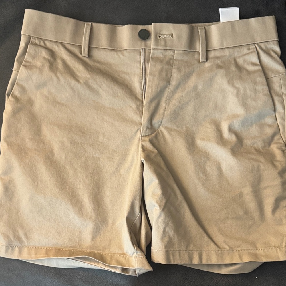 Banana Republic Khaki Flat Front Shorts